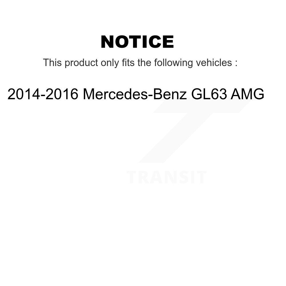 Ceramic Brake Pads Front Rear Kit For Mercedes-Benz GLE43 AMG ML63 GL63 GLE63 S