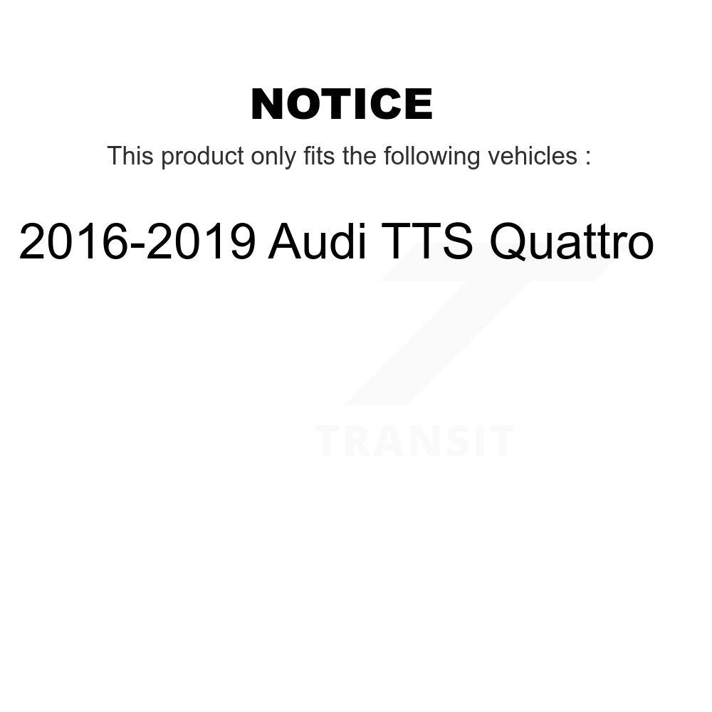 Ceramic Brake Pads Front Rear Kit For 2016-2019 Audi TTS Quattro