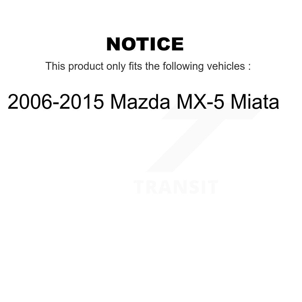 Ceramic Brake Pads Front Rear Kit For 2006-2015 Mazda MX-5 Miata