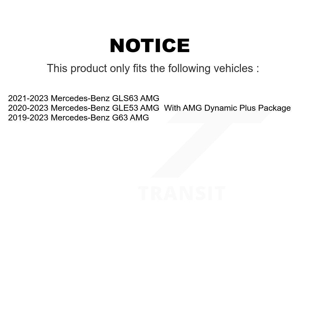 Ceramic Brake Pads Front Rear Kit For Mercedes-Benz G63 AMG GLE53 GLS63