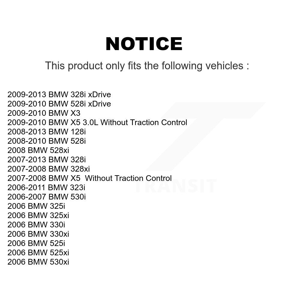 Accessory Drive Belt Pulley KTP-89163 For BMW 328i xDrive 323i X5 128i 328xi X3