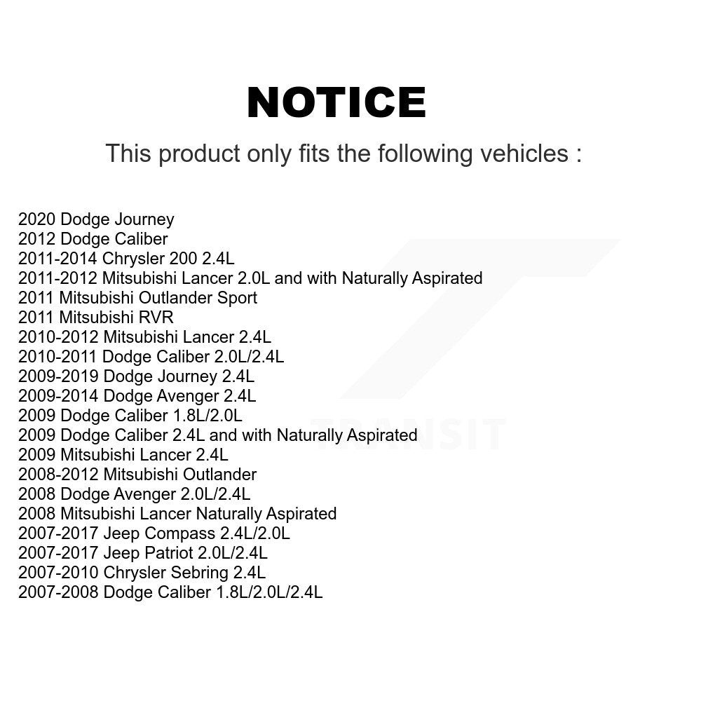 Accessory Drive Belt Tensioner Assembly KTP-89392 For Dodge Journey Jeep Patriot