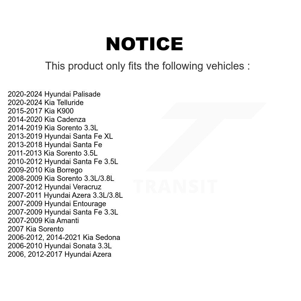 Accessory Drive Belt Tensioner Assembly KTP-89654 For Kia Hyundai Sorento Santa
