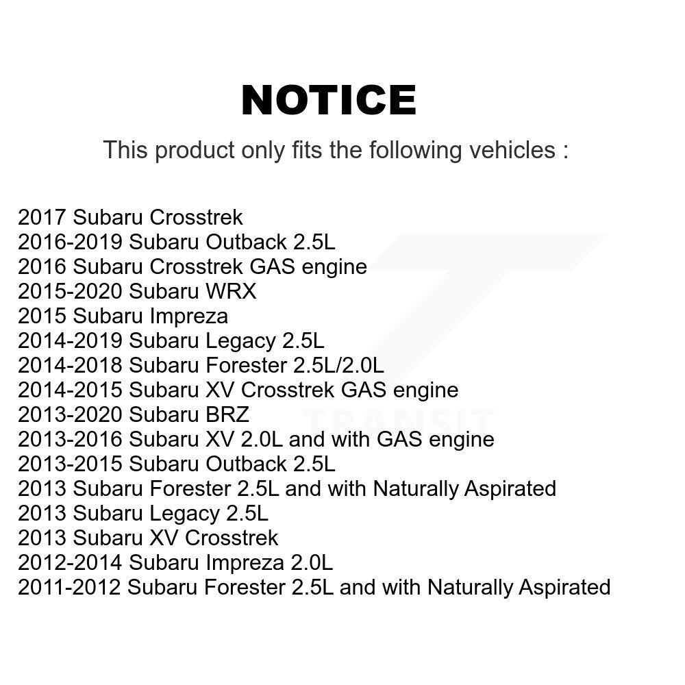 Accessory Drive Belt Tensioner Assembly KTP-89701 For Subaru Forester Outback XV