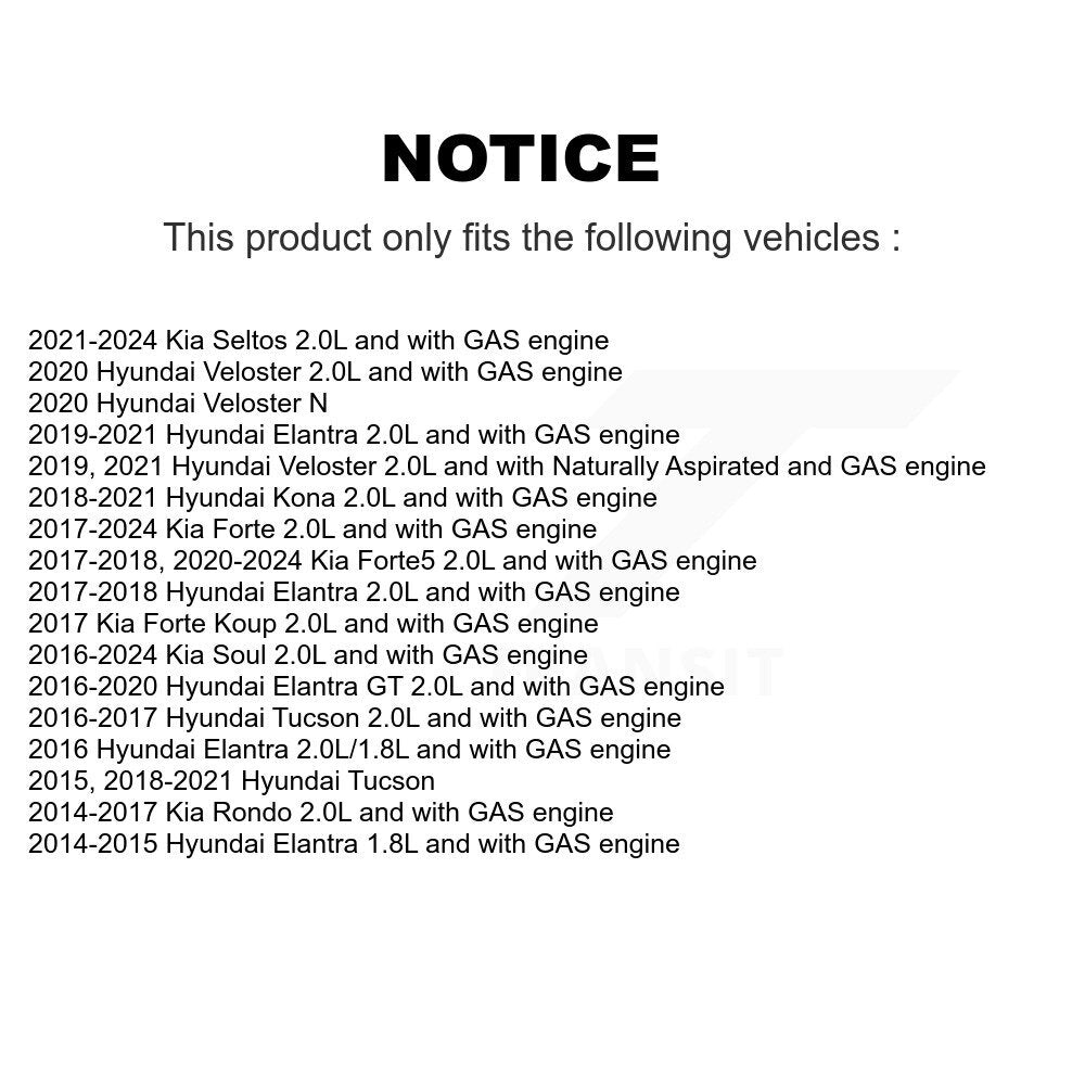 Accessory Drive Belt Tensioner Assembly KTP-89739 For Hyundai Kia Elantra Tucson