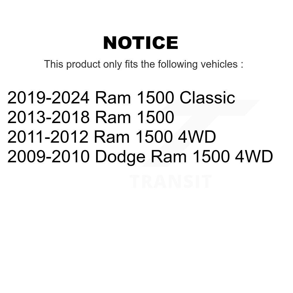 Suspension Control Arm And Ball Joint Link Front Kit For Ram 1500 Classic Dodge