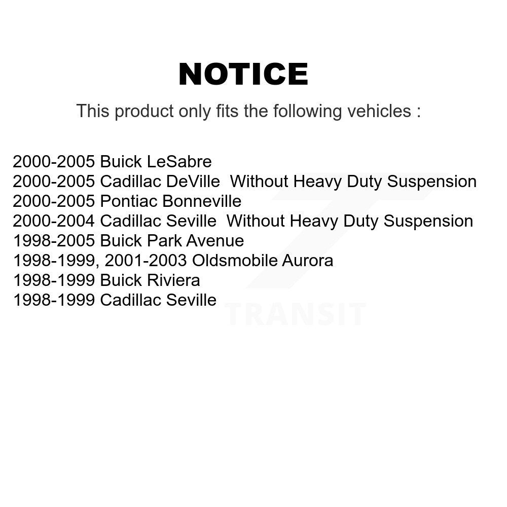 Suspension Control Arm Ball Joint Link Front Kit For Buick LeSabre Cadillac Park