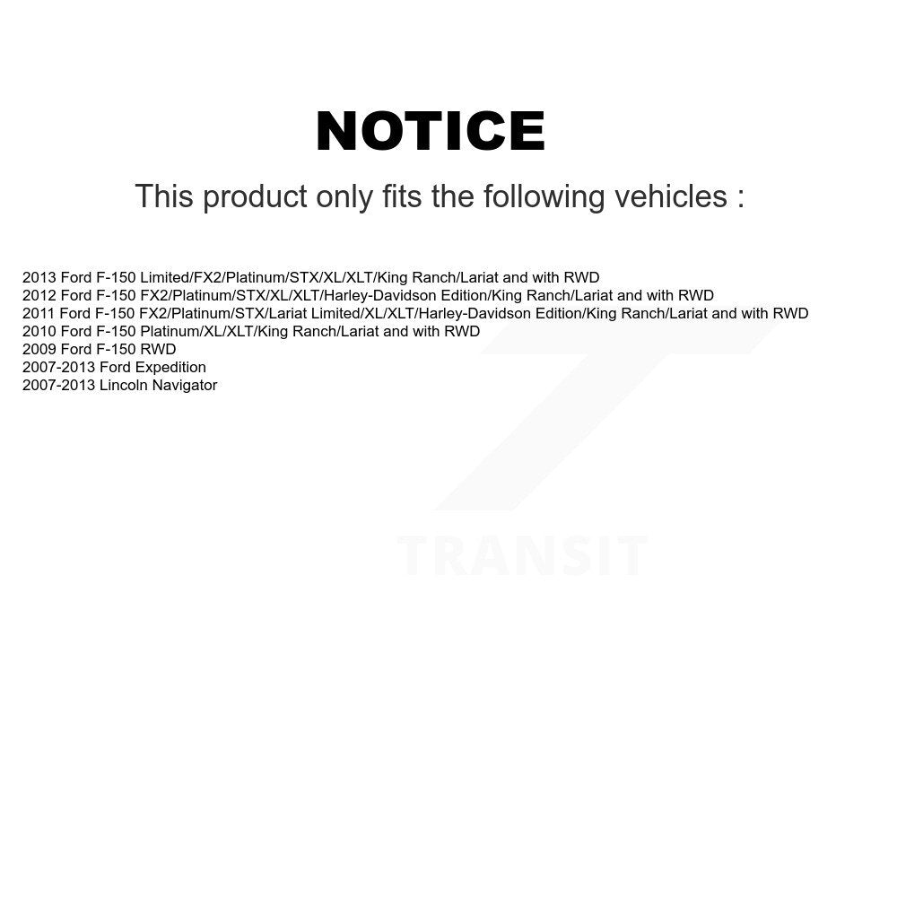 Suspension Control Arm And Ball Joint Link Front Kit For Ford F-150 Expedition