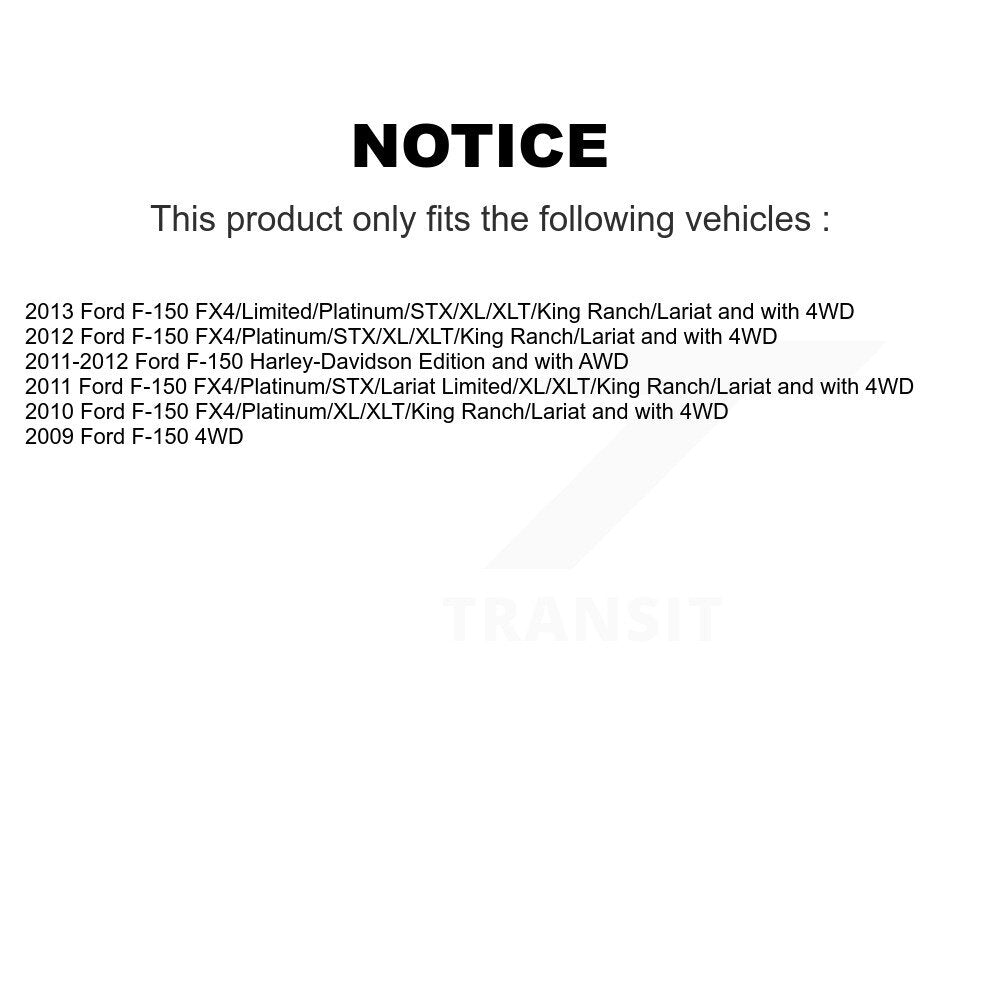 Suspension Control Arm And Ball Joint Assembly Bar Link Front Kit For Ford F-150