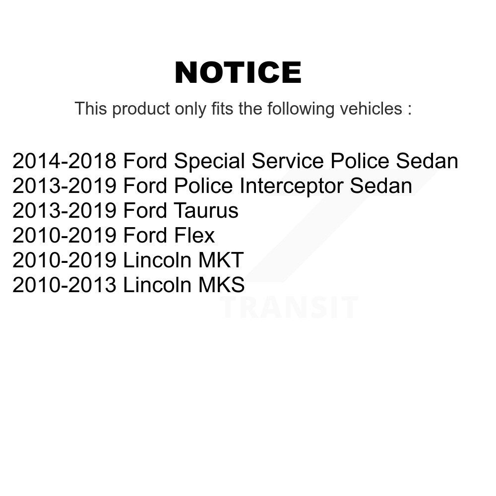 Suspension Control Arm Ball Joint Link Front Kit For Ford Flex Taurus Police MKT