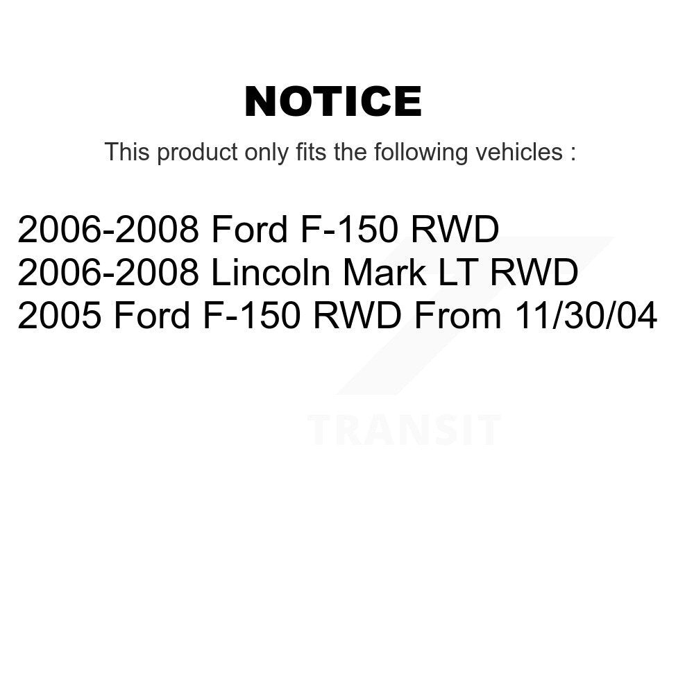 Control Arm & Ball Joint Tie Rod End Link Front Kit (8Pc) For Ford F-150 Lincoln