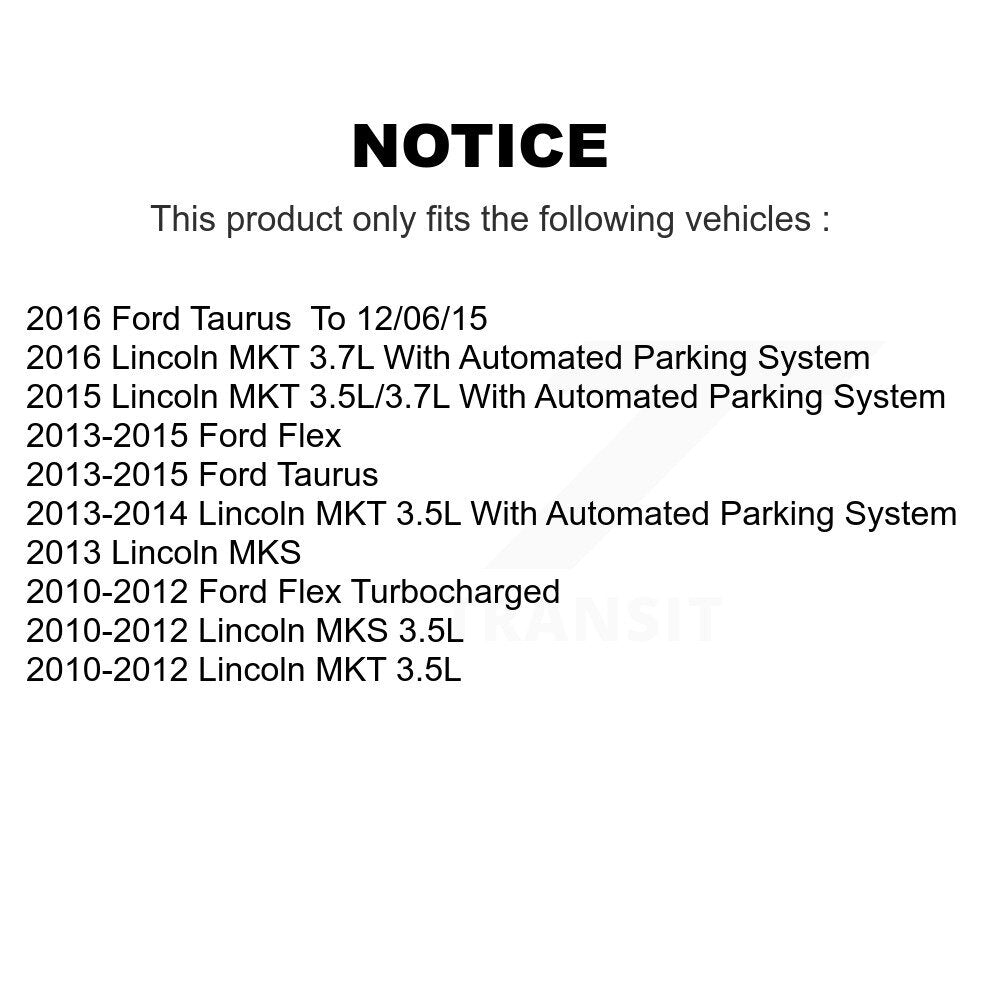 Control Arm Ball Joint Tie Rod End Link Front Kit (8Pc) For Ford Flex Taurus MKT