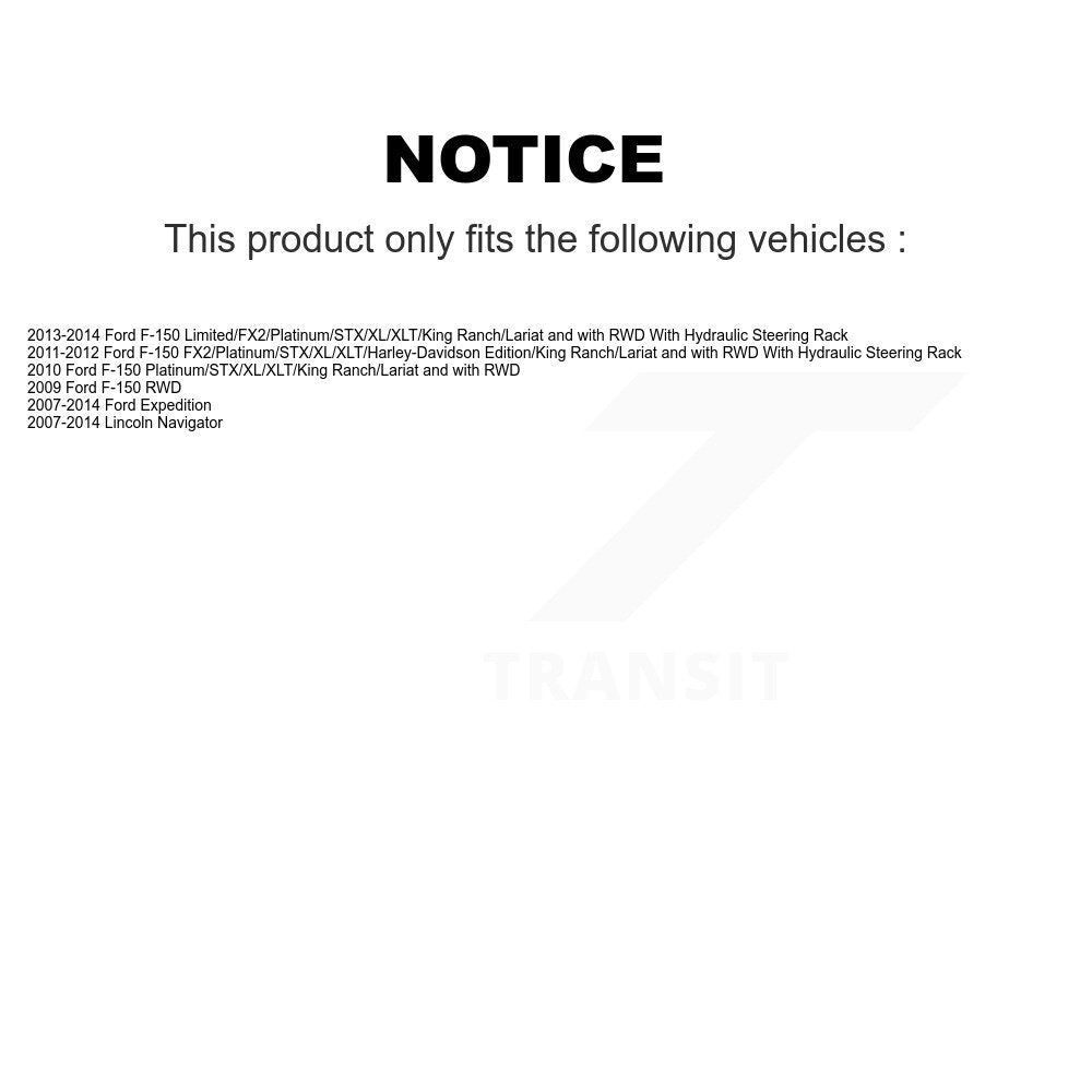 Control Arm & Ball Joint Tie Rod End Link Front Kit (8Pc) For Ford F-150 Lincoln