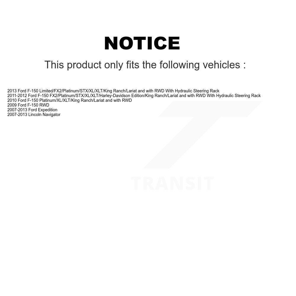 Control Arm & Ball Joint Tie Rod End Link Front Kit (8Pc) For Ford F-150 Lincoln