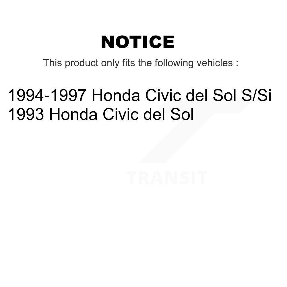 Suspension Stabilizer Bar Link Front To End Pair For Honda Civic del Sol