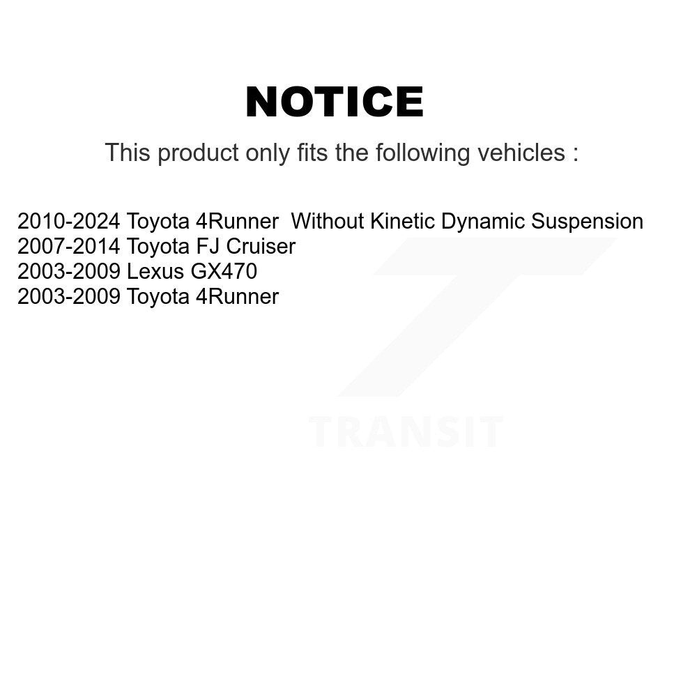 Suspension Sway Bar Link Front Kit For Toyota 4Runner FJ Cruiser Lexus GX470