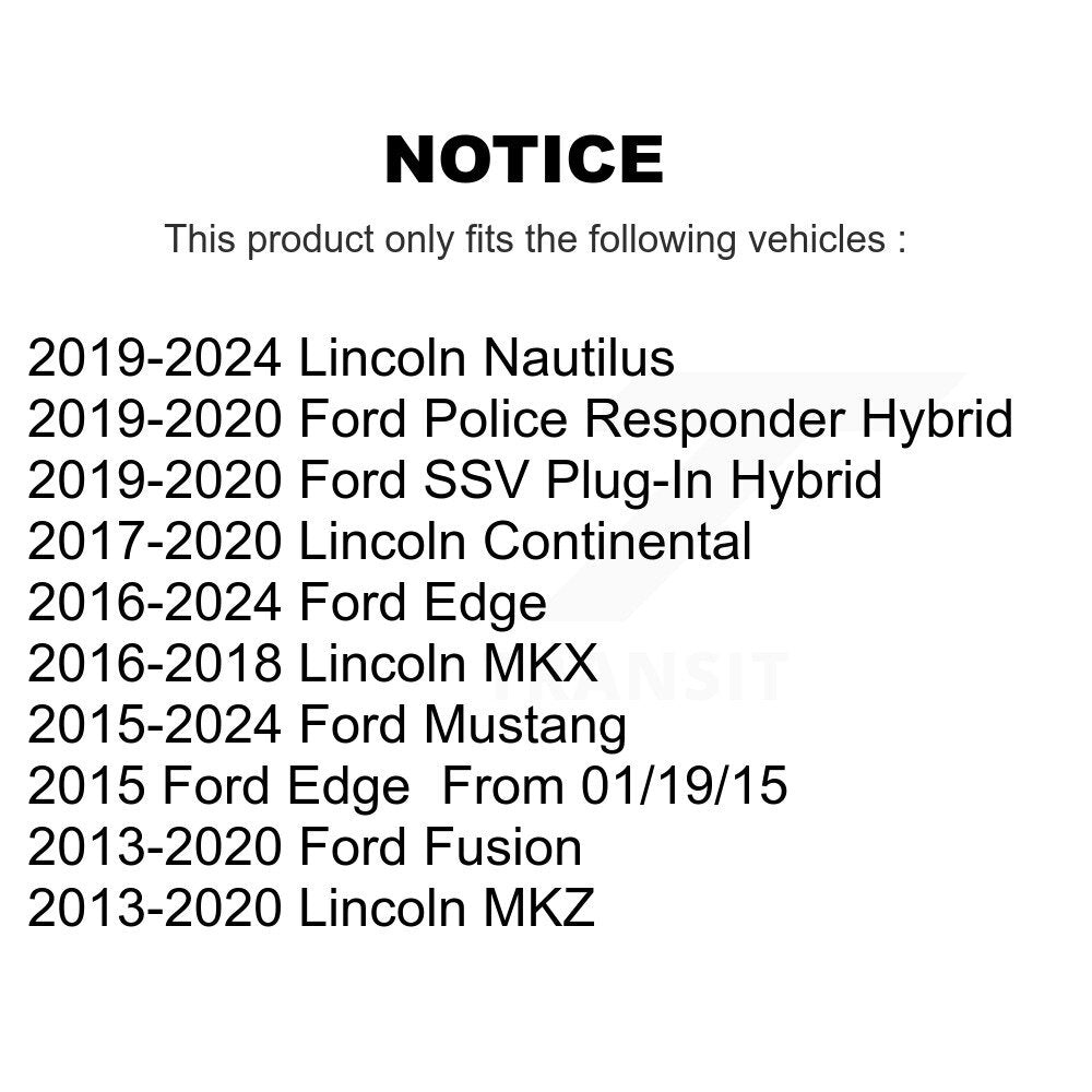 Suspension Sway Bar Link Rear Pair For Ford Edge Fusion Mustang Lincoln Nautilus