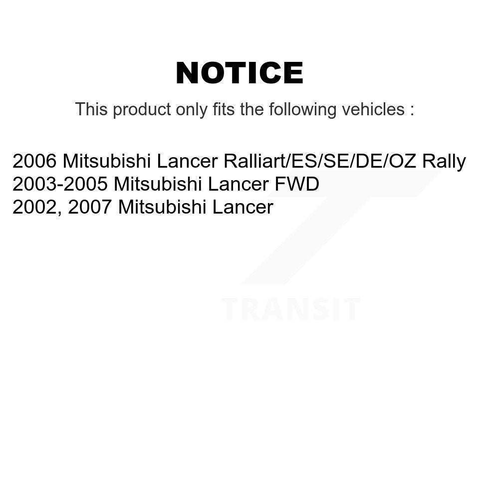 Lower Suspension Ball Joints Front Pair For Mitsubishi Lancer