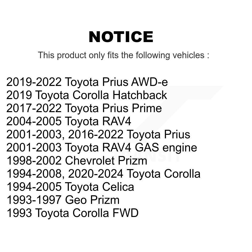 Lower Ball Joint Front Pair For Toyota Corolla Prius Prime RAV4 Celica Geo