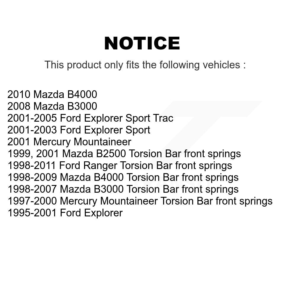 Suspension Control Arm & Ball Joint Front Lower Kit For Ford Ranger Mazda B4000