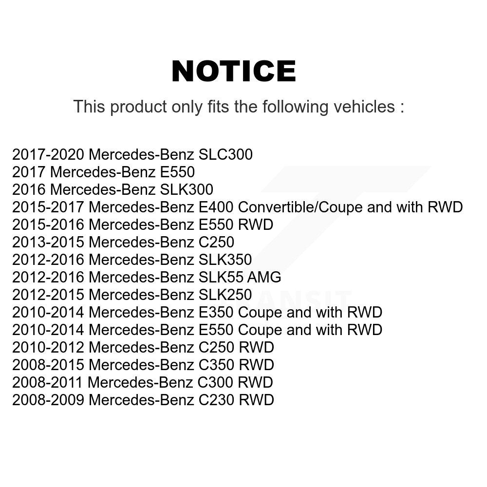 Suspension Control Arm Ball Joint Front Lower Rearward Kit For Mercedes-Benz AMG
