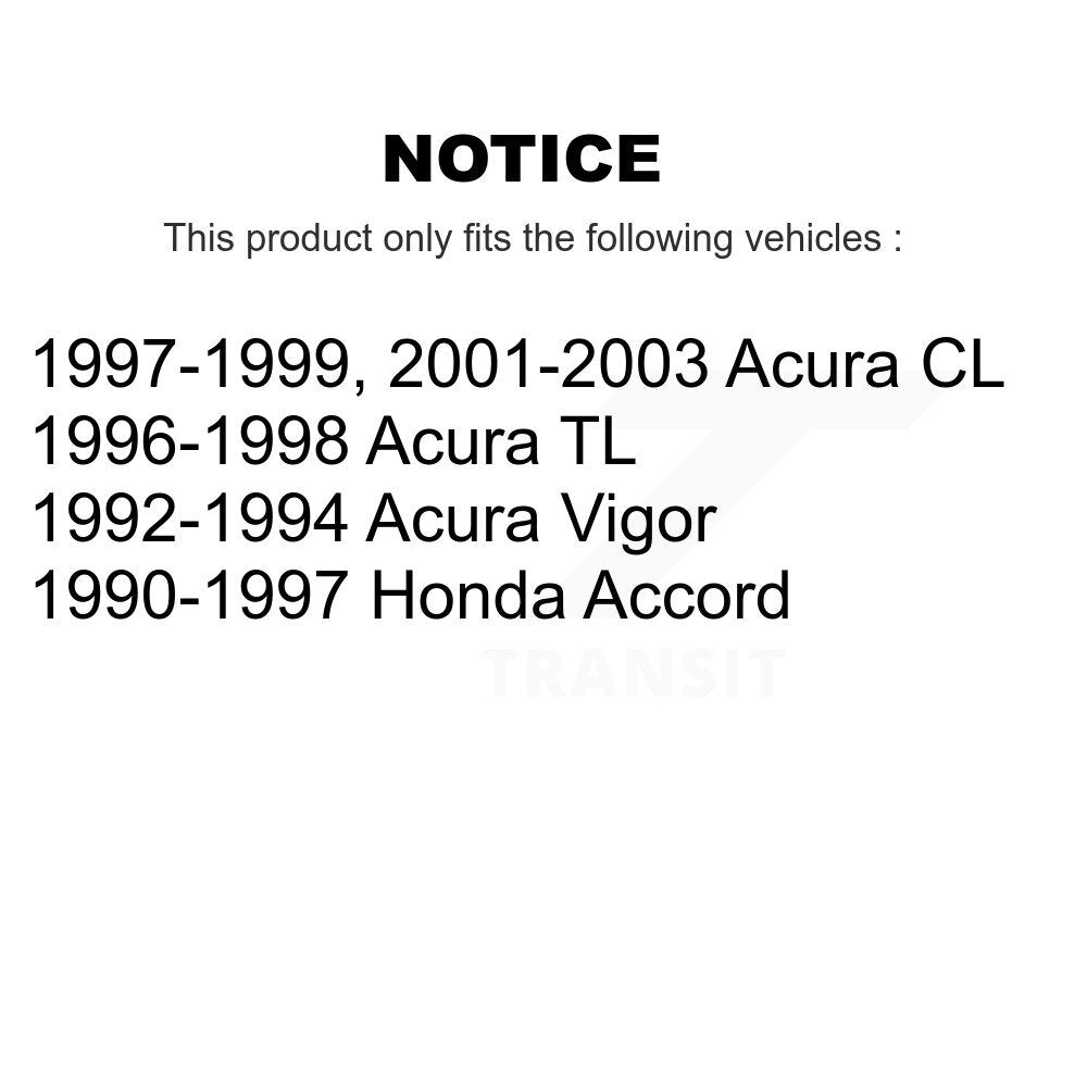 Upper Suspension Ball Joints Rear Pair For Honda Accord Acura CL TL Vigor