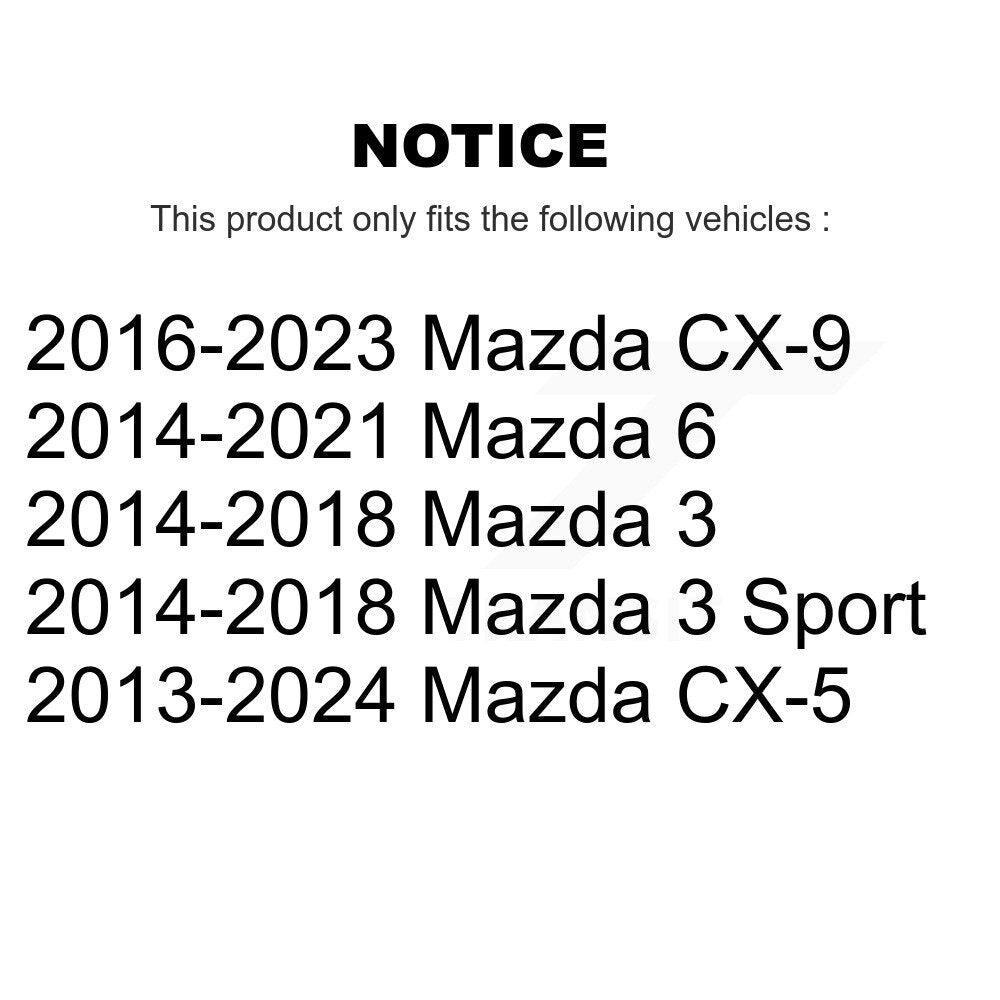 Suspension Stabilizer Bar Link Rear Kit For Mazda CX-5 3 CX-9 Sport 6