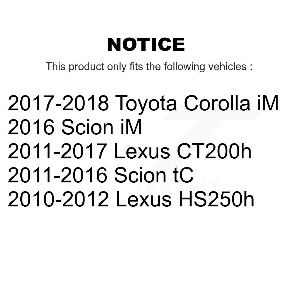 Suspension Sway Bar Link Rear Pair For Scion Toyota Corolla iM Lexus tC CT200h