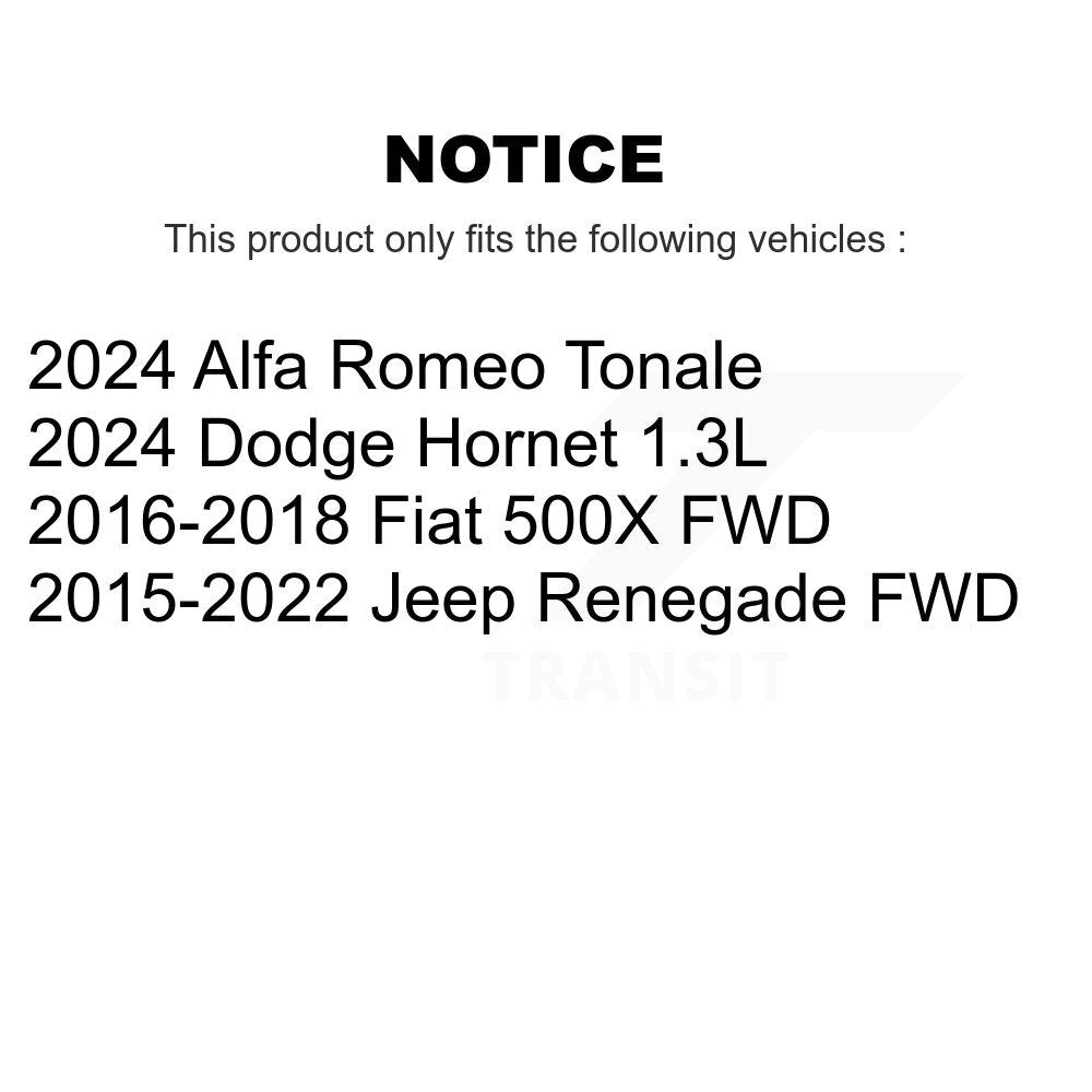 Suspension Sway Bar Link Rear Pair For Jeep Renegade Fiat 500X Dodge Hornet Alfa