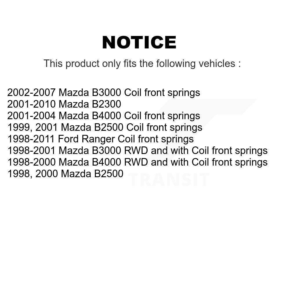 Lower & Upper Ball Joint Front Kit For Ford Ranger Mazda B3000 B2300 B4000 B2500