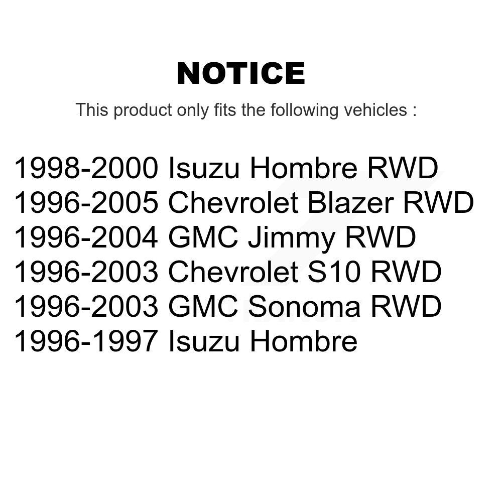 Tie Rod End Front Kit For Chevrolet GMC Blazer S10 Sonoma Jimmy Isuzu Hombre
