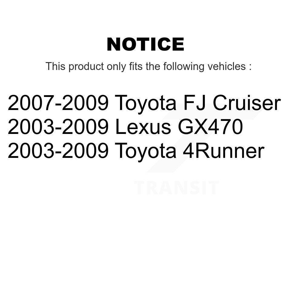 Ball Joint And Tie Rod End Front Kit For Toyota 4Runner FJ Cruiser Lexus GX470