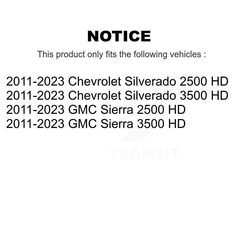 Ball Joint Tie Rod End Front Kit For GMC Chevrolet Sierra 2500 HD Silverado 3500