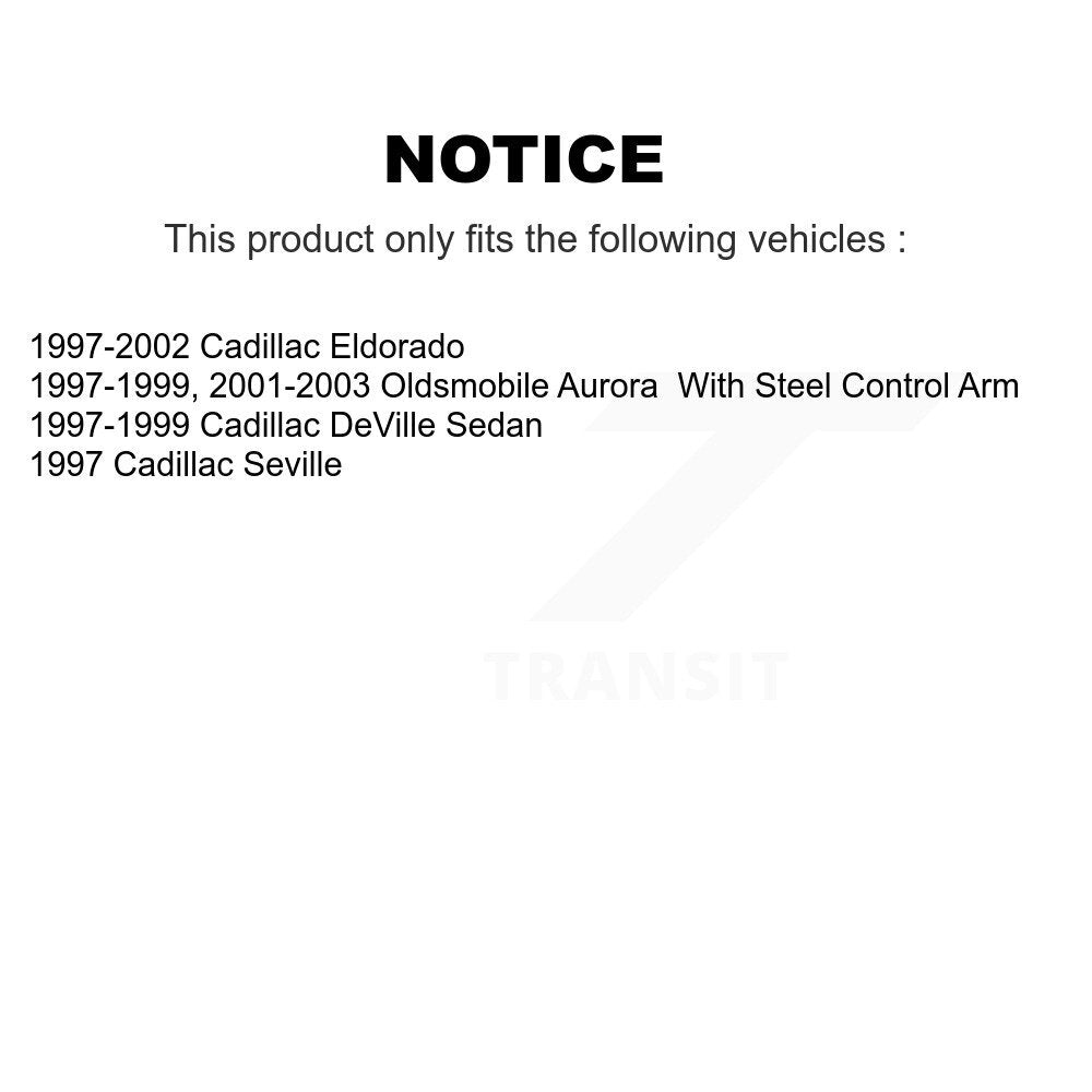 Ball Joint Tie Rod End Front Kit For Cadillac DeVille Oldsmobile Aurora Eldorado