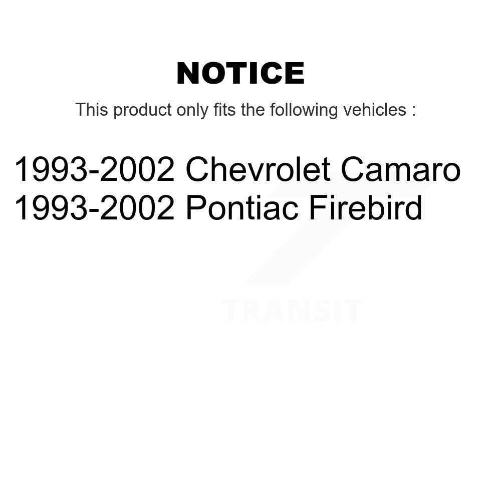 Ball Joint Tie Rod End Front Kit For 1993-2002 Chevrolet Camaro Pontiac Firebird