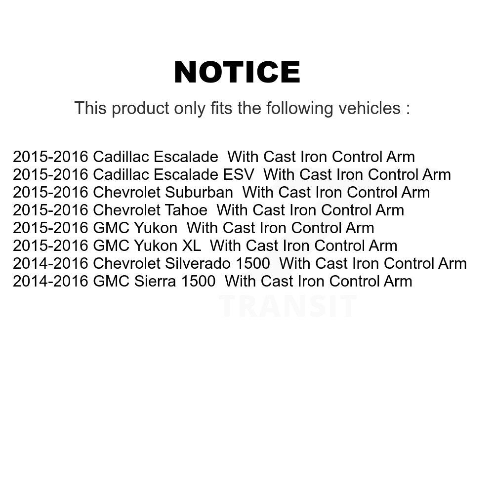 Ball Joint & Tie Rod End Front Kit For GMC Sierra 1500 Chevrolet Silverado Tahoe
