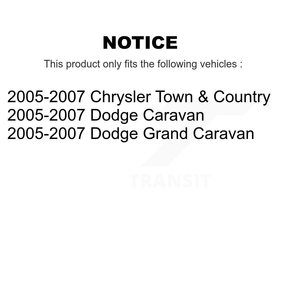 Ball Joint Tie Rod End Front Kit For Dodge Grand Caravan Chrysler Town & Country