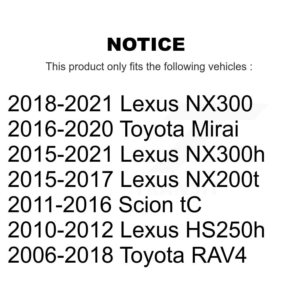 Ball Joint And Tie Rod End Front Kit For Toyota RAV4 Lexus NX200t Scion tC NX300