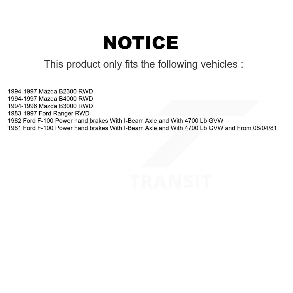 Ball Joint & Tie Rod End Front Kit For Ford Ranger Mazda B4000 B3000 B2300 F-100