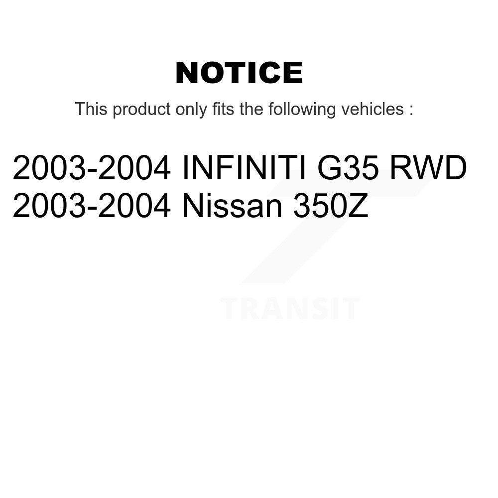 Suspension Control Arm And Tie Rod End Front Kit For INFINITI G35 Nissan 350Z