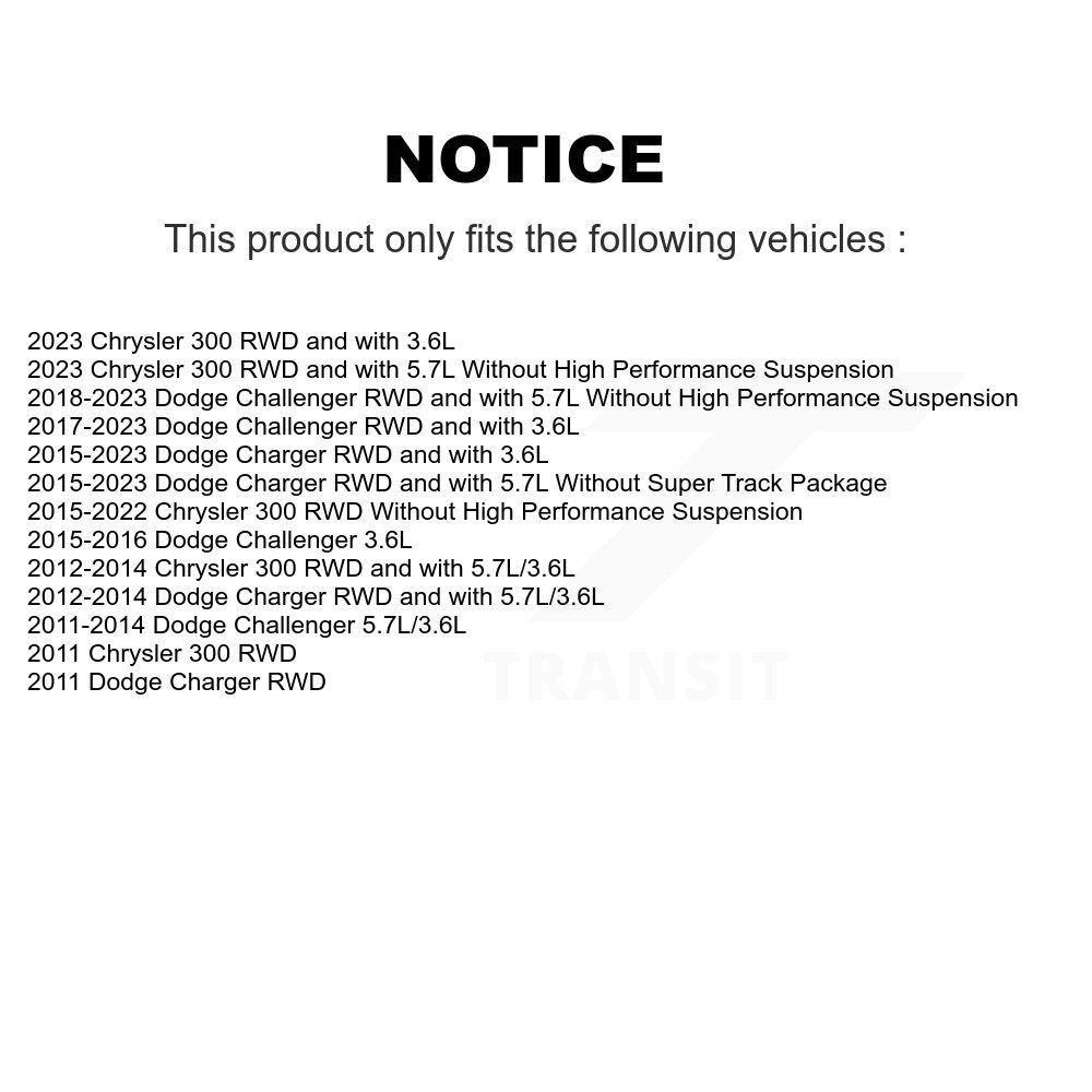 Suspension Control Arm Assembly Tie Rod End Front Kit For Dodge Charger Chrysler