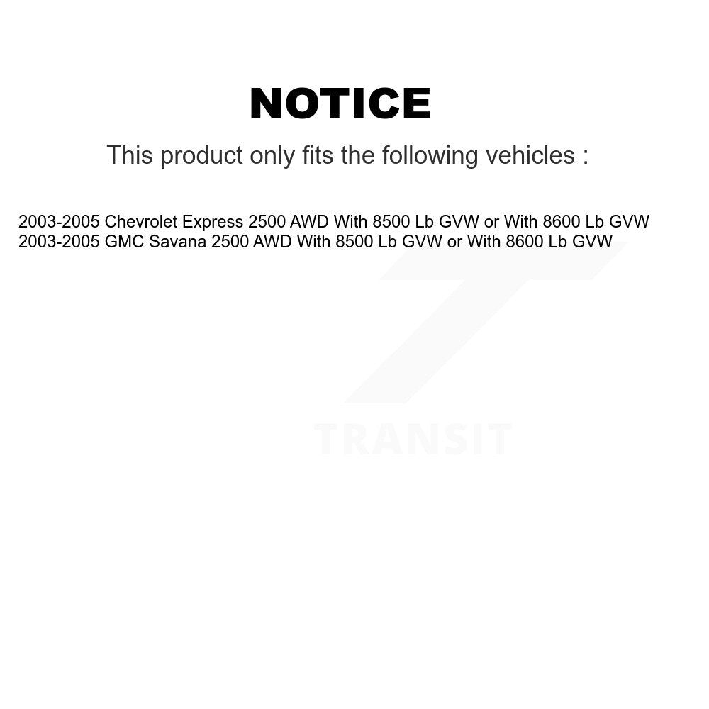 Suspension Control Arm Assembly & Tie Rod End Front Kit For GMC Savana 2500 AWD