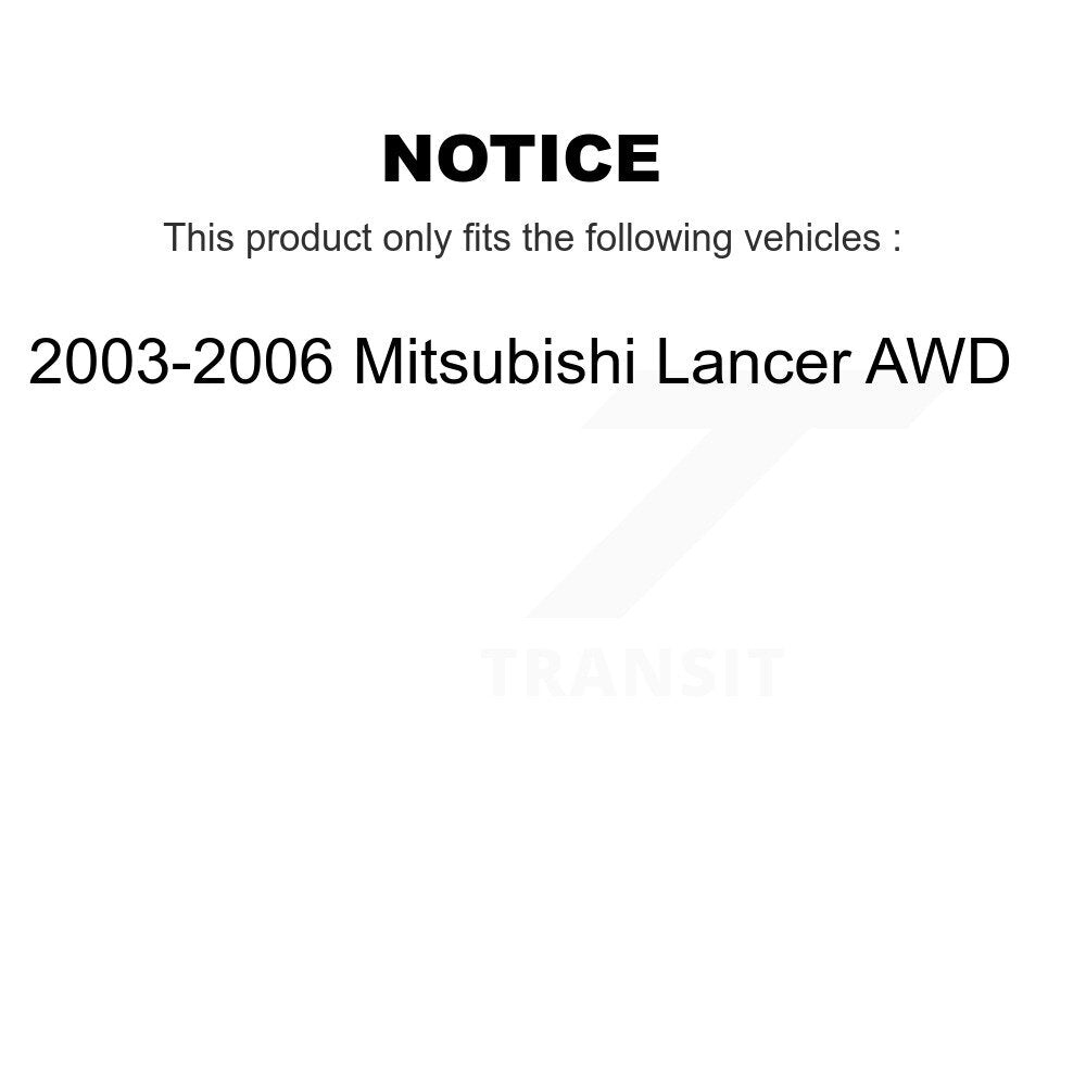 Suspension Control Arm Assembly Tie Rod End Front Kit For Mitsubishi Lancer AWD