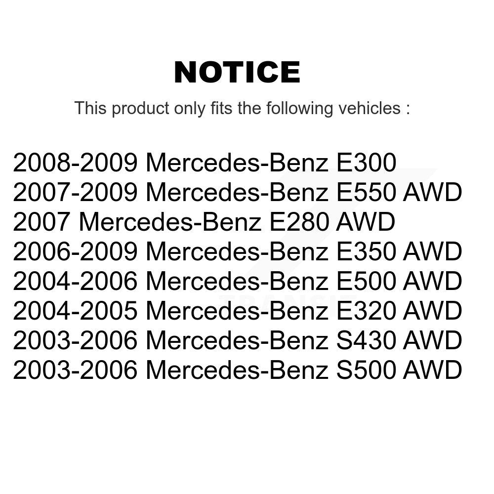 Tie Rod End Front Outer Kit For Mercedes-Benz E350 E320 E300 S430 E500 S500 E550