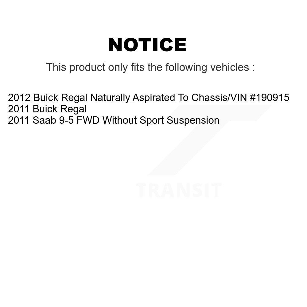 Suspension Stabilizer Bar Link Front Rear Kit For Buick Regal Saab 9-5
