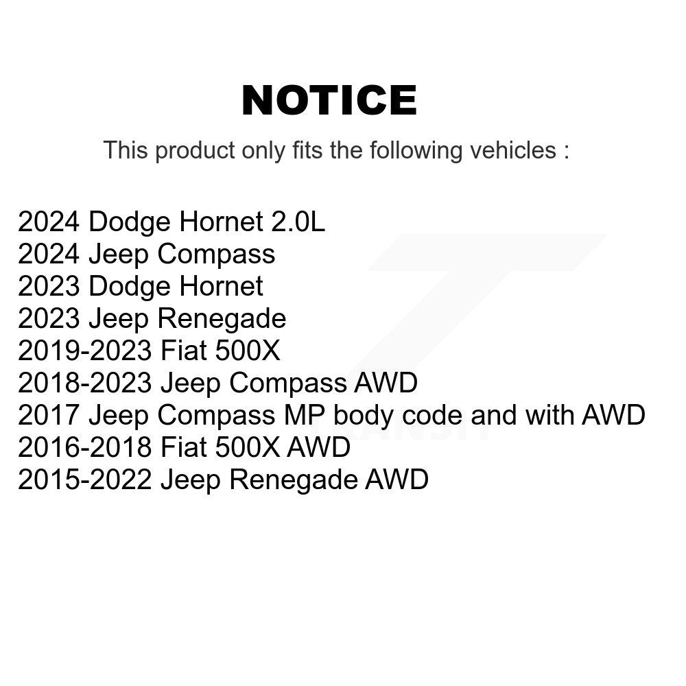 Suspension Bar Link Front Rear Kit For Jeep Compass Renegade Dodge Hornet Fiat