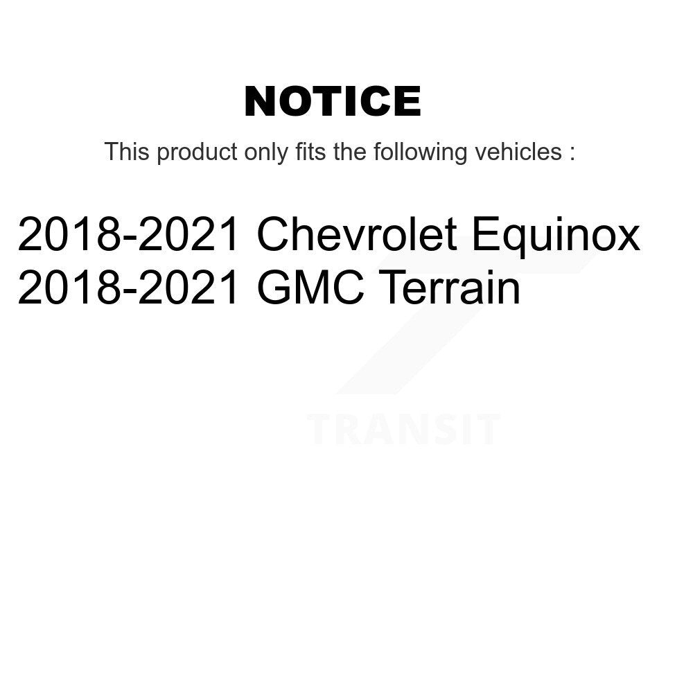 Suspension Bar Link Front Rear Kit For 2018-2021 Chevrolet Equinox GMC Terrain