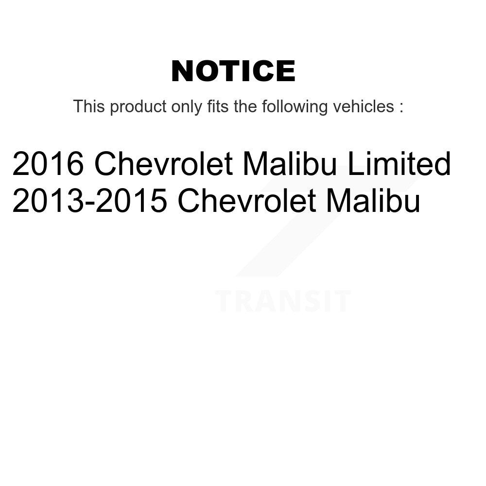 Suspension Control Arm & Ball Joint Link Front Kit For Chevrolet Malibu Limited