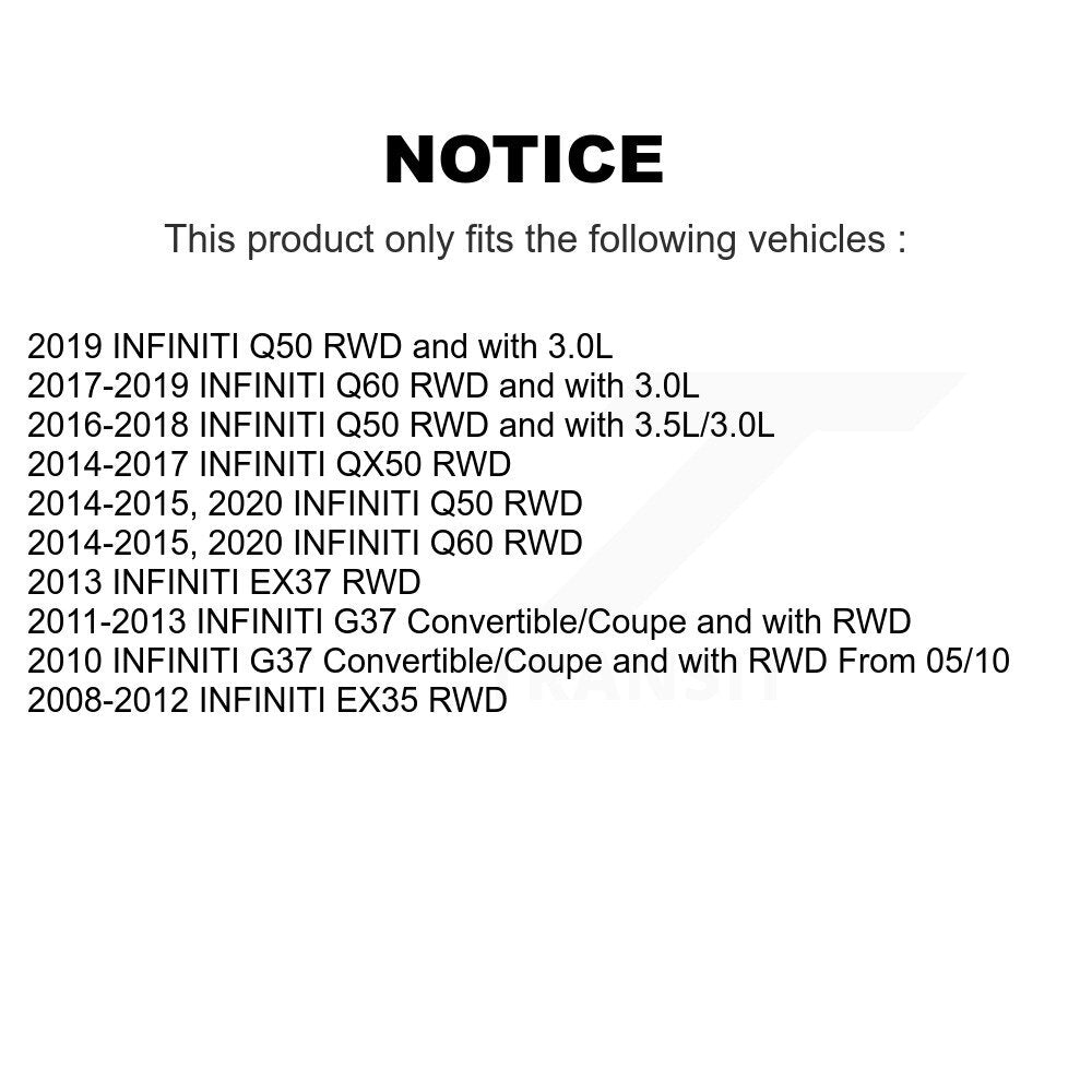 Control Arm Ball Joint Tie Rod End Link Front Kit (8Pc) For INFINITI Q50 G37 Q60