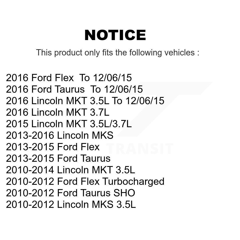 Steering Tie Rod End Front Inner Pair For Ford Taurus Flex Lincoln MKS MKT
